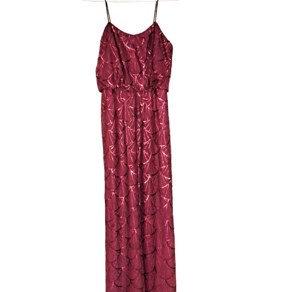 Sorella Vita Formal Wedding Dress Maxi Black Tie Size 10  Sequin